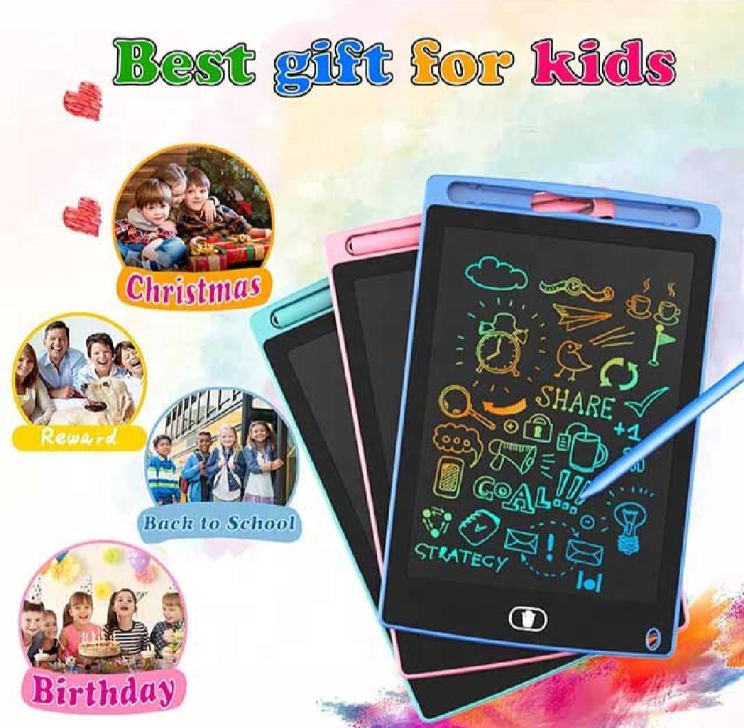 8.5" LCD Writing Tablet – Digital Drawing & Erasable Pad (Random Color)