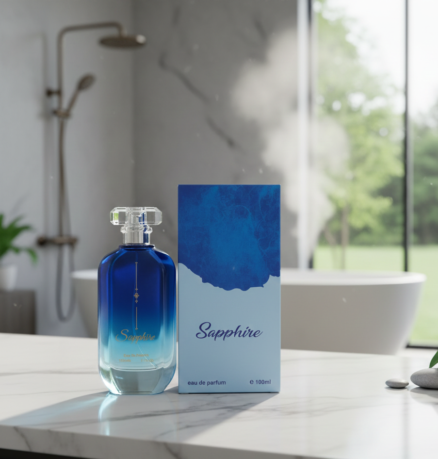 Sapphire Perfume 100ml β Long-Lasting Elegant Fragrance for Men & Women