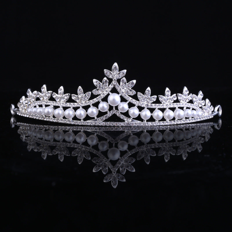 Premium Rhinestone Bridal Jewelry Set with Crown