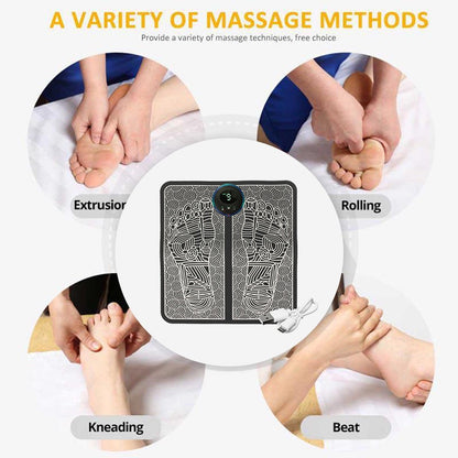EMS Foot Massager Mat – Electric TENS Foot Pad (USB, Without Box) 👣