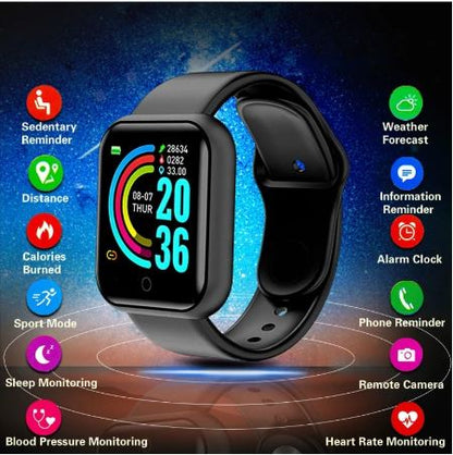 TS8 Ultra Series 8 Smartwatch – Bluetooth Call & Heart Rate (Orange) ⌚