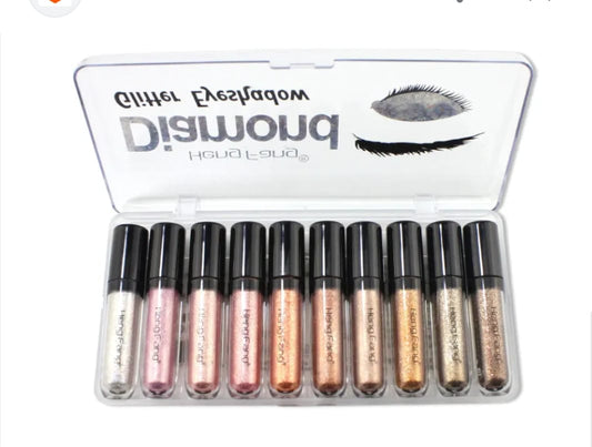(Pack Of 10) Heng Fang Shine Diamond Glitter Eyeshadow