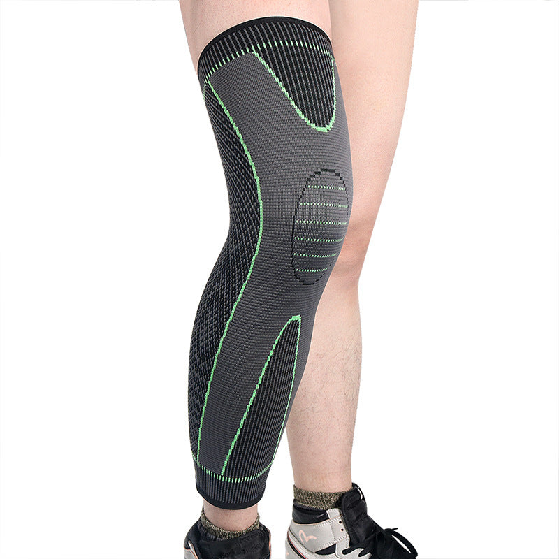 Elastic Compression Knee Pad – Spring & Silicone Support | Sports & Arthritis Relief