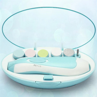 Electric Baby Nail Clipper Set – Safe Nail Trimmer (Random Color) 👶💅
