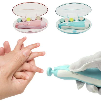 Electric Baby Nail Clipper Set – Safe Nail Trimmer (Random Color) 👶💅