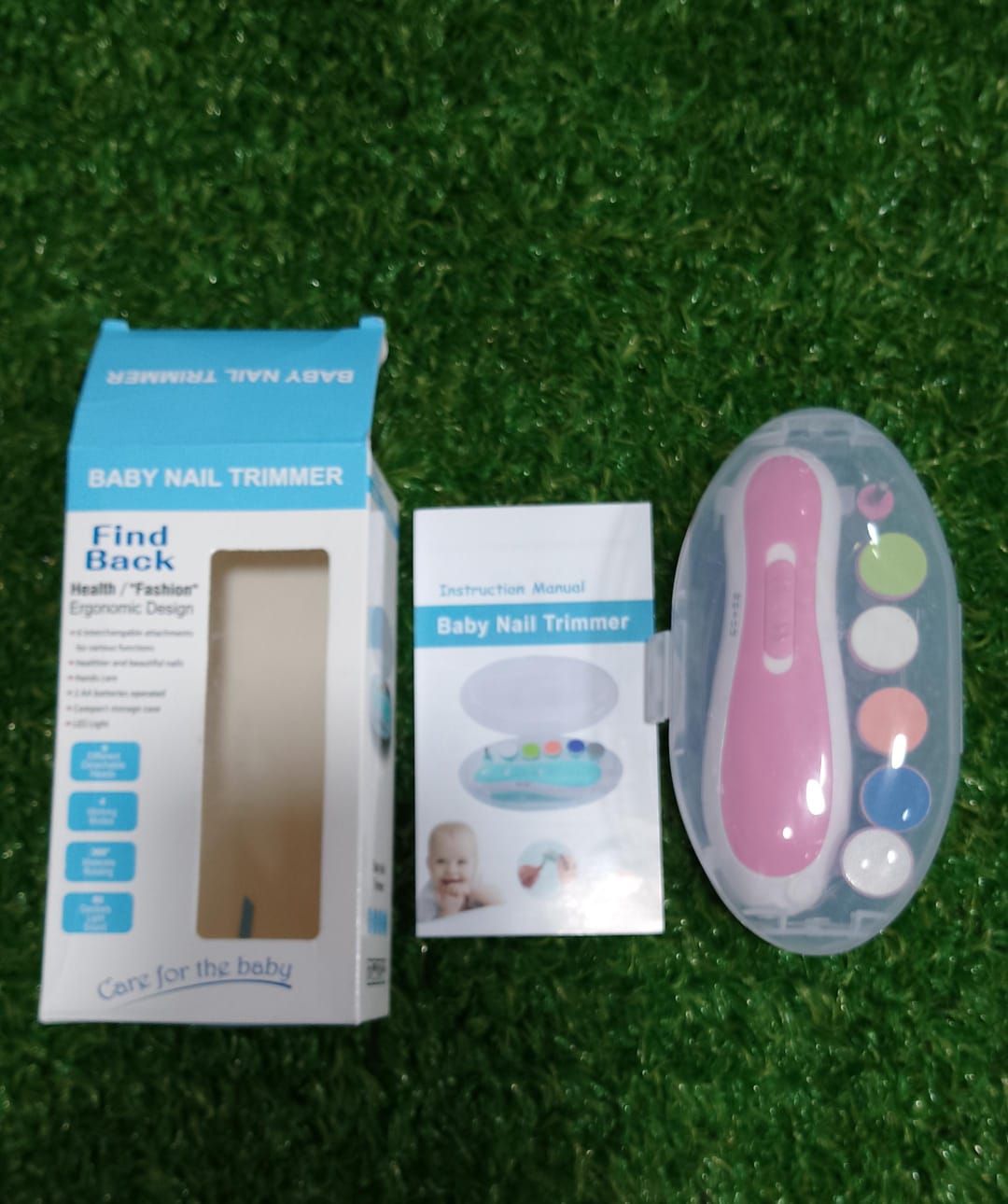 Electric Baby Nail Clipper Set – Safe Nail Trimmer (Random Color) 👶💅