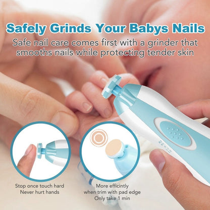 Electric Baby Nail Clipper Set – Safe Nail Trimmer (Random Color) 👶💅
