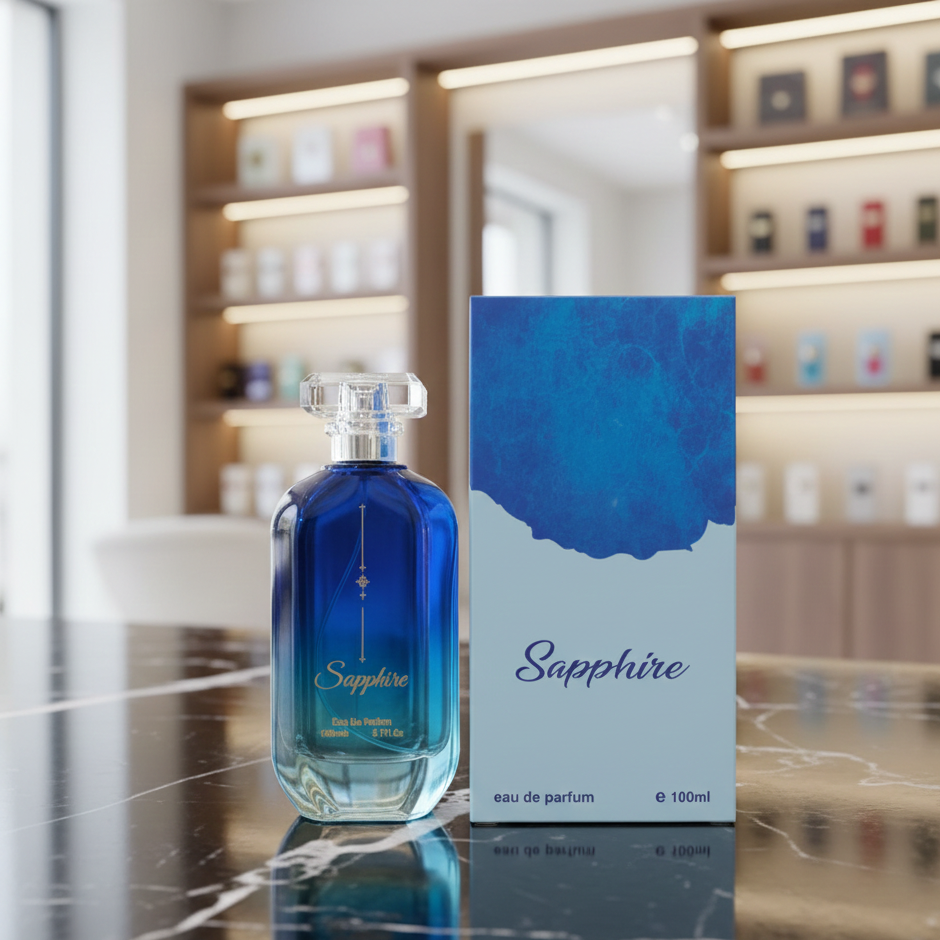 Sapphire Perfume 100ml – Long-Lasting Elegant Fragrance for Men & Women