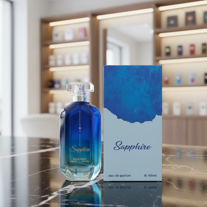 Sapphire Perfume 100ml – Long-Lasting Elegant Fragrance for Men & Women