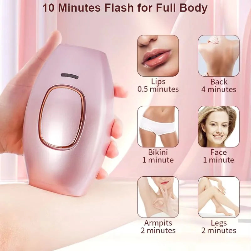 IPL Laser Hair Removal Device  | Painless Body Hair Remover