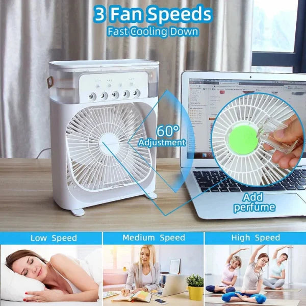 9 Inch Mist Fan | Portable Air Conditioner Fan