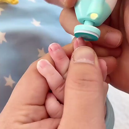 Electric Baby Nail Clipper Set – Safe Nail Trimmer (Random Color) 👶💅