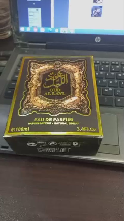 Oud Al Layl 100ml Unisex EDP – Rich Arabic Oud & Woody Long-Lasting Perfume