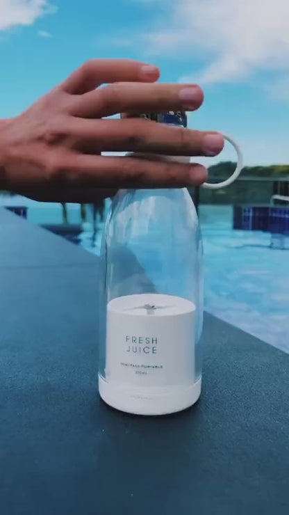 420ml Mini Portable Electric Blender – USB Rechargeable Fruit Juicer (Random Color)